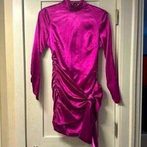 Dress satin,  size 2, Likely Brand, Pink